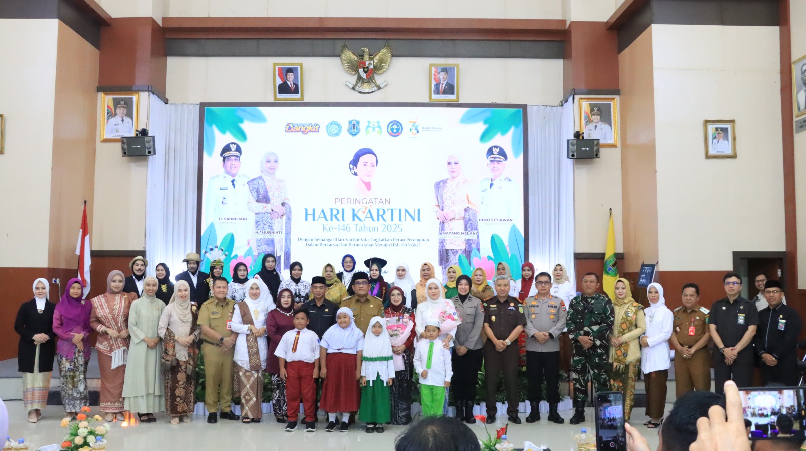 Kapolres HSU Hadiri Peringatan Hari Kartini Ke-146 Di Kabupaten Hulu Sungai Utara Berlangsung Khidmat Dan Inspiratif