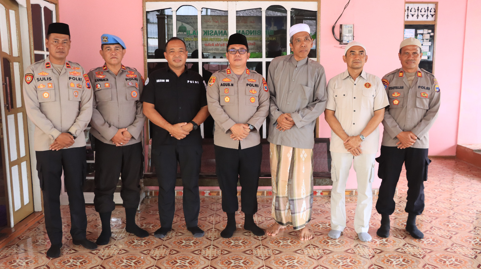 Silaturahmi Kapolres HSU dengan Tokoh Agama di Kabupaten Hulu Sungai Utara