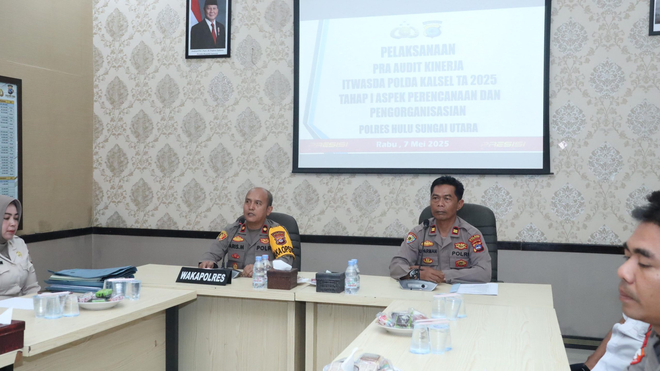 Polres HSU Gelar Pra Audit Kinerja Tahap I Tahun 2025, Wujudkan Tata Kelola yang Transparan dan Akuntabel