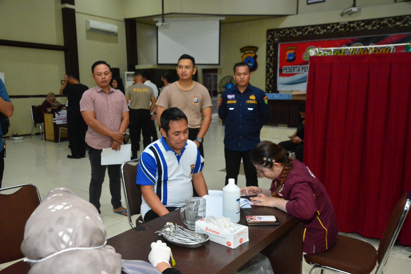 Tingkatkan Kinerja Personel, Polres Hulu Sungai Utara Gelar Pemeriksaan Kesehatan Berkala 2025