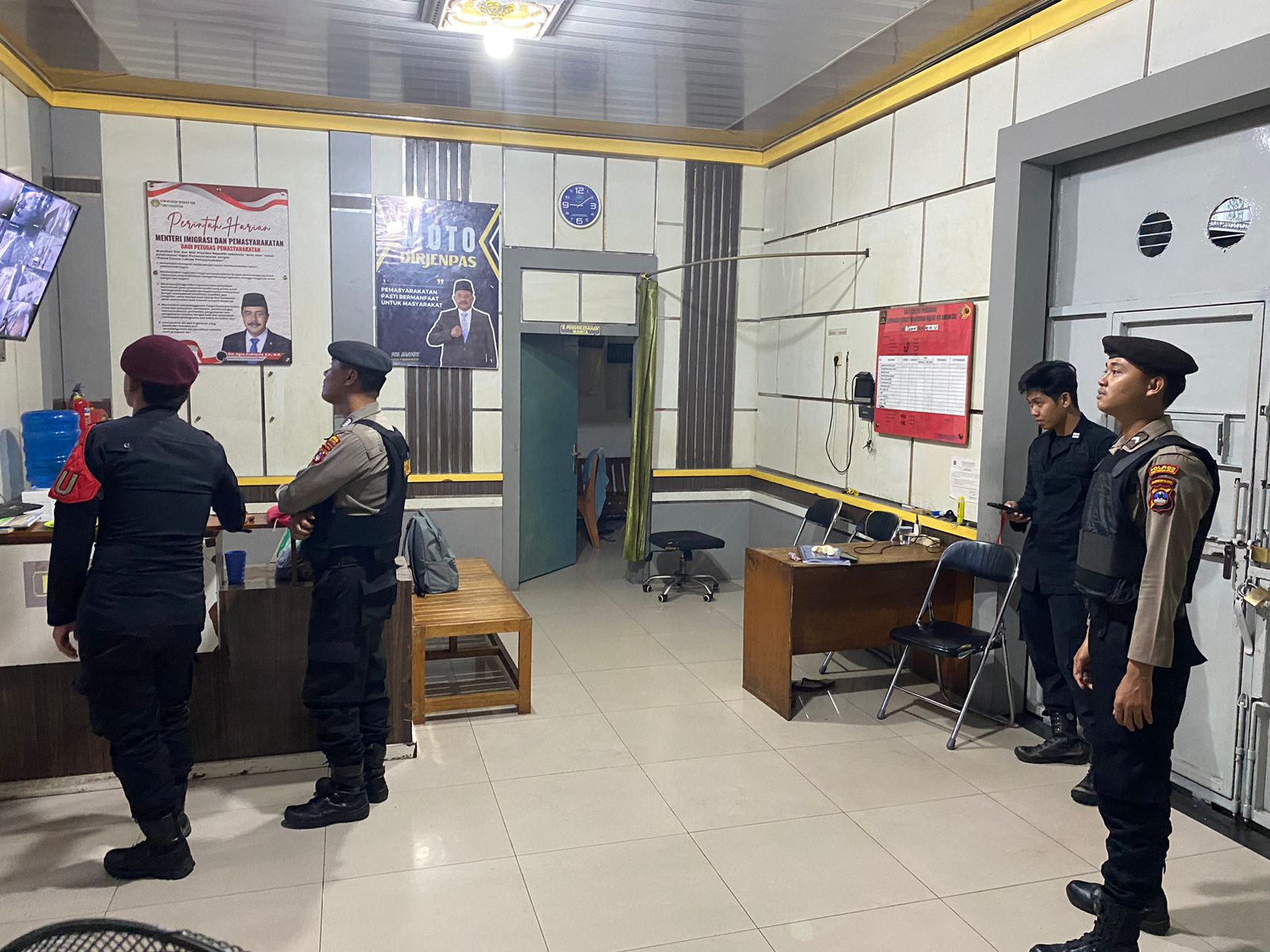 Patroli Bailang Sat Samapta Polres HSU Ciptakan Situasi Aman dan Kondusif, Cegah Kejahatan Jalanan
