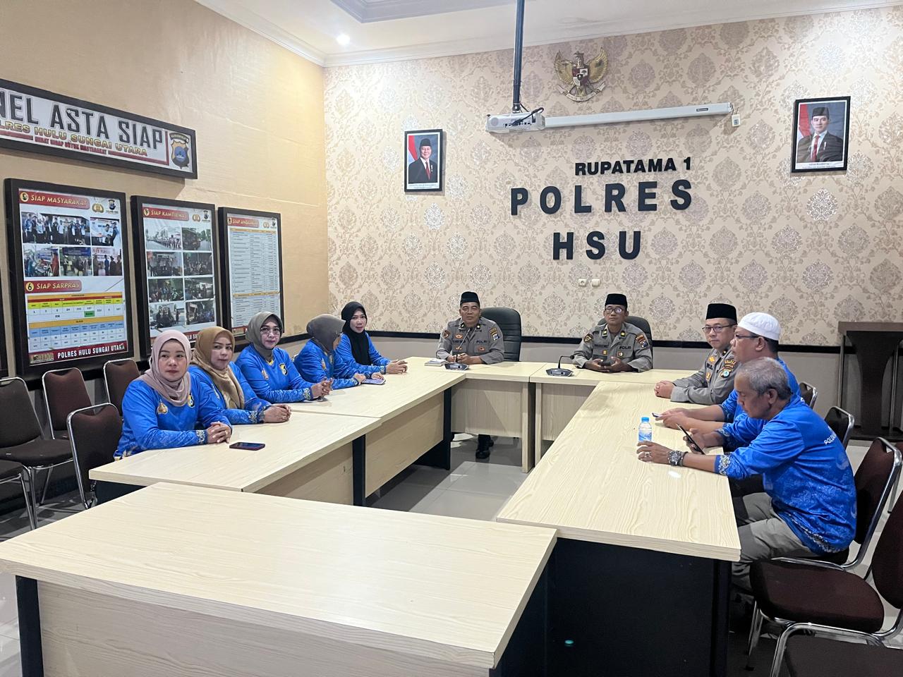 Polres Hulu Sungai Utara Gelar Kegiatan Binrohtal Rutin Secara Virtual, Tingkatkan Iman Personel