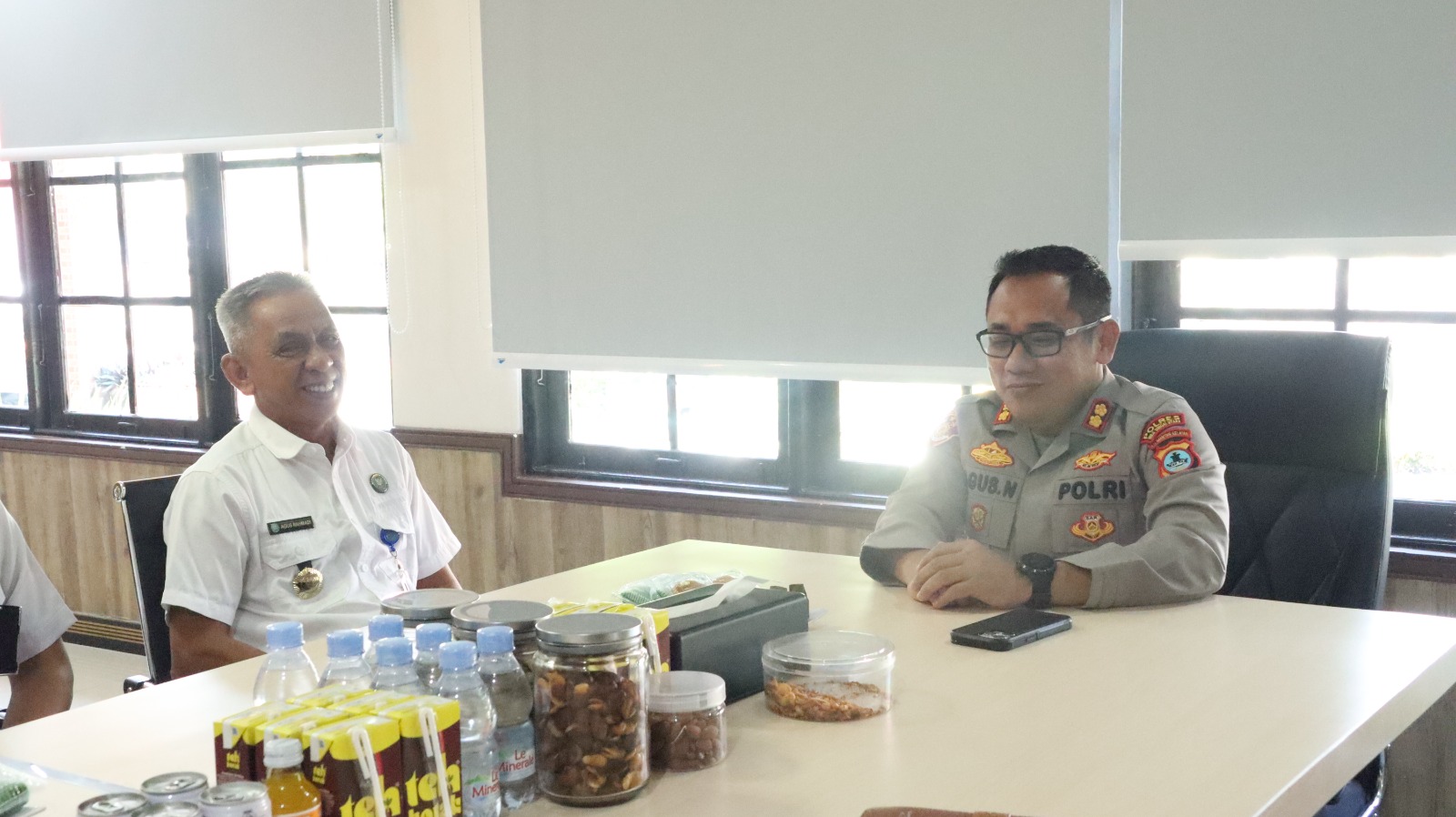 Silaturahmi BNN Kab. Hulu Sungai Utara dengan Polres HSU Perkuat Sinergitas dalam P4GN
