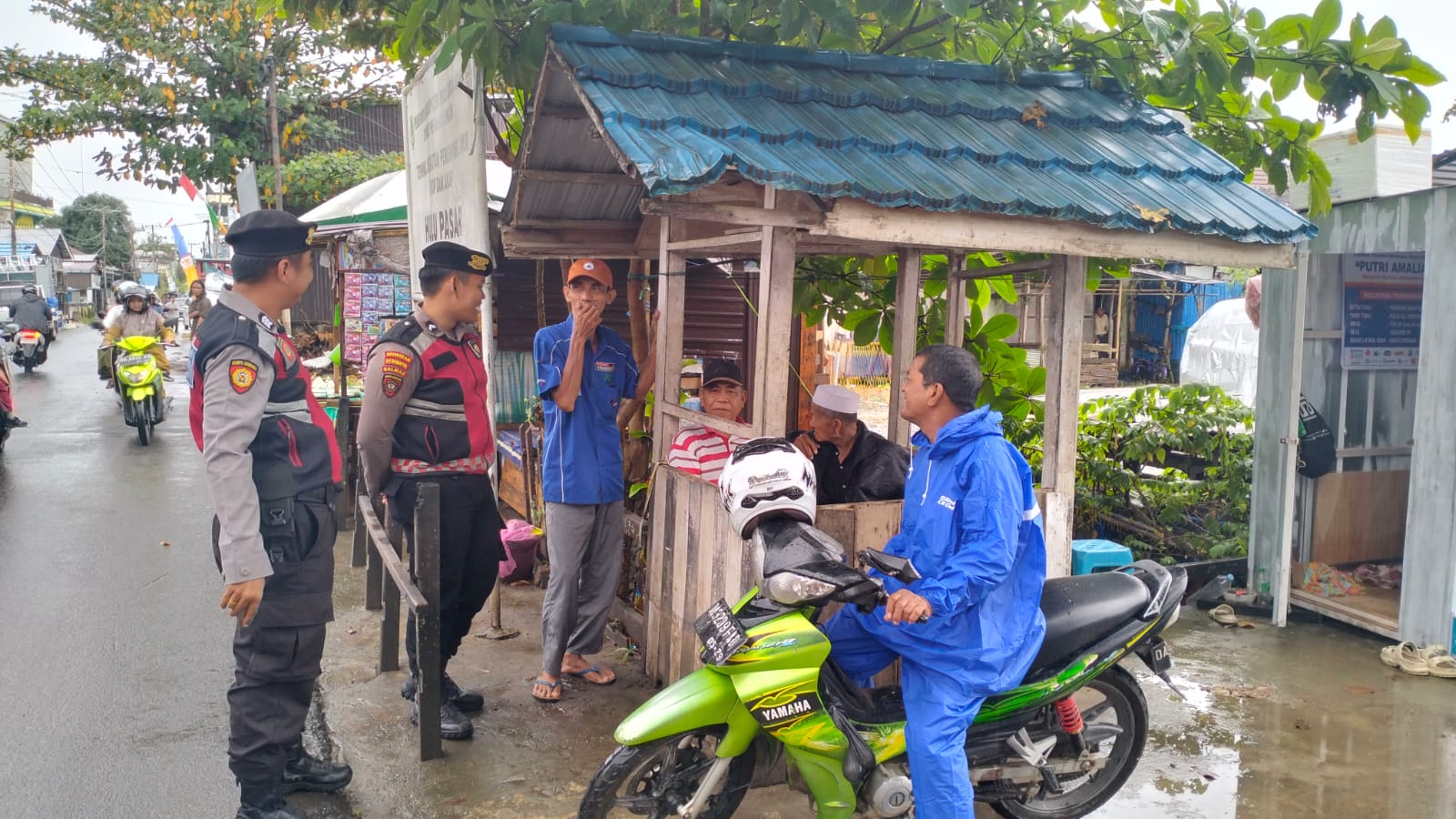 Patroli Bailang Sat Samapta Polres HSU Ciptakan Kamtibmas Aman dan Kondusif, Cegah Tawuran dan Kejahatan Jalanan