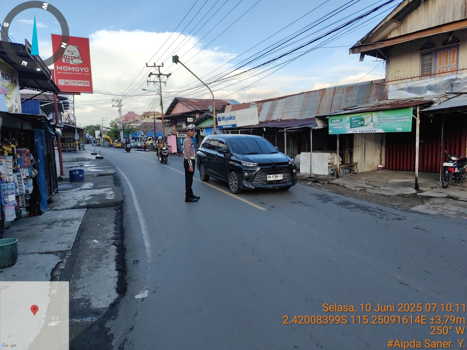 Satlantas Polres HSU Gelar Apel Pagi dan Pengamanan Jalur, Wujudkan Lalu Lintas Aman dan Tertib di Amuntai