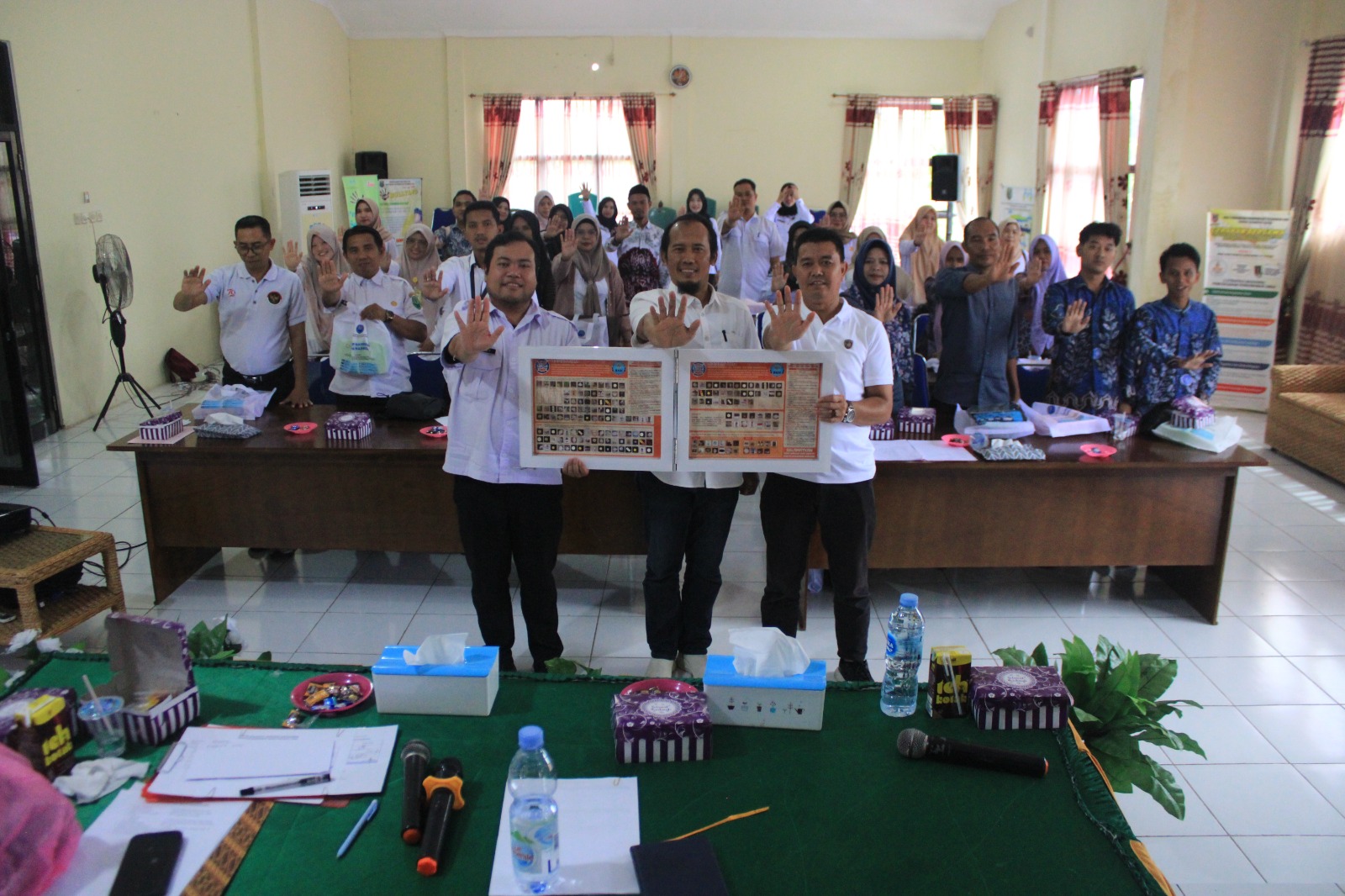 Wujudkan Sekolah Bebas Narkoba, Polres HSU Dukung Bimtek P4GN bagi Para Guru di Kabupaten HSU