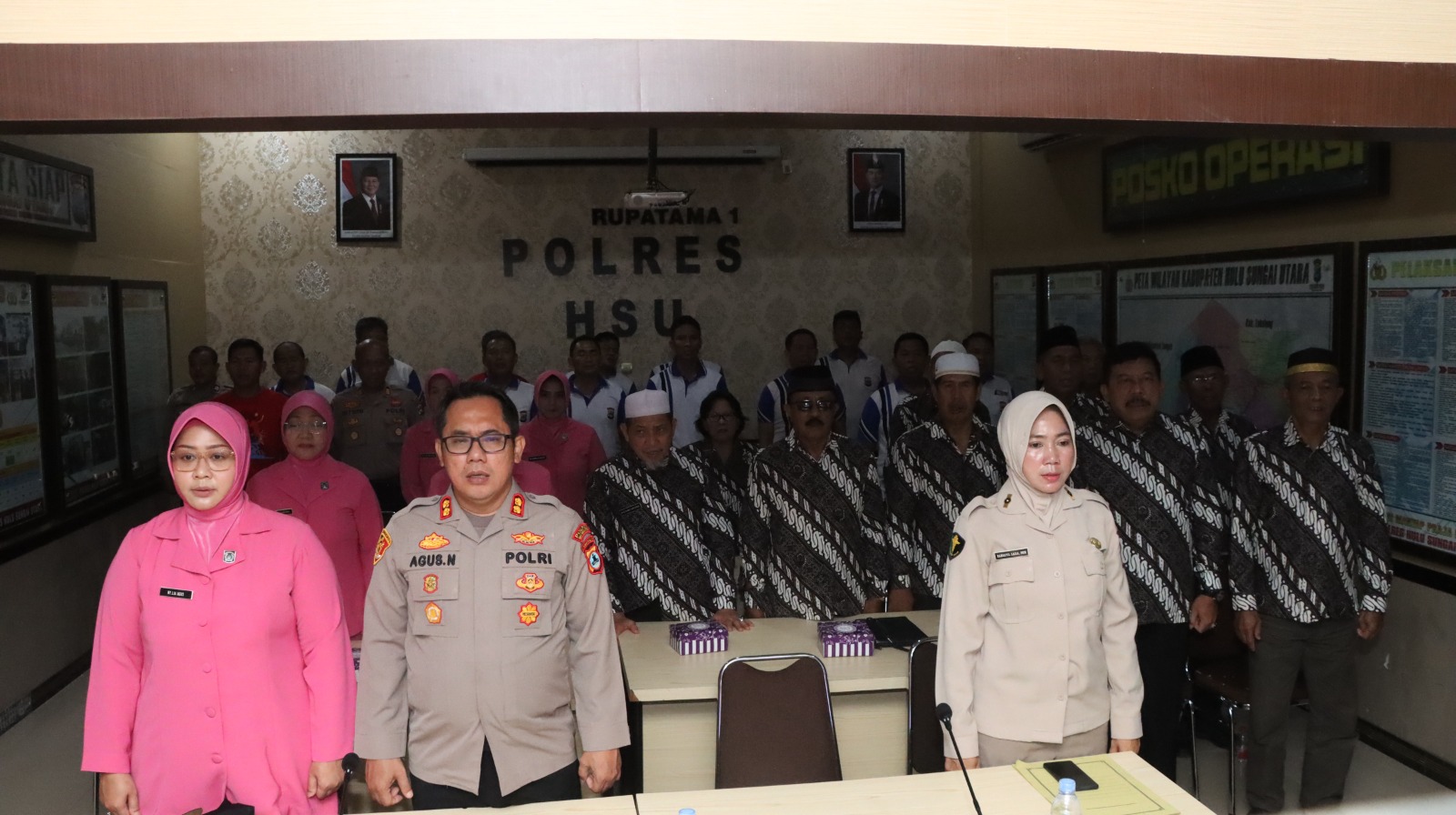 POLRES HSU IKUTI SEMINAR PENYAKIT JANTUNG DAN METABOLIK SECARA VIRTUAL BERSAMA BIDOKKES POLDA KALSEL