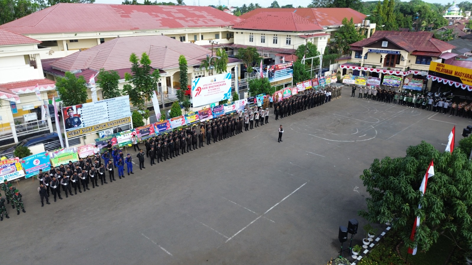 Upacara Hari Bhayangkara ke-79 di Polres HSU Berlangsung Khidmat, Hadirkan Semangat Pengabdian untuk Negeri