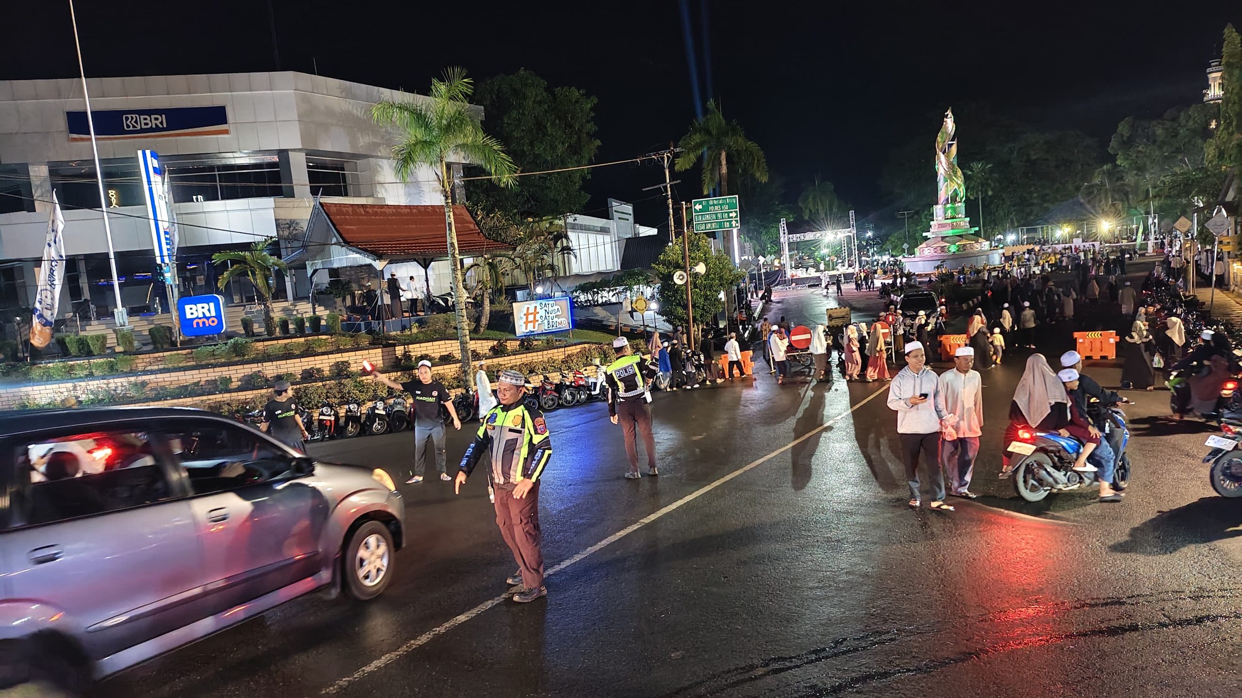Polres HSU Sukses Amankan Tabligh Akbar Tahun Baru Islam 1447 H Bersama Tuan Guru H. Ahmad Supian