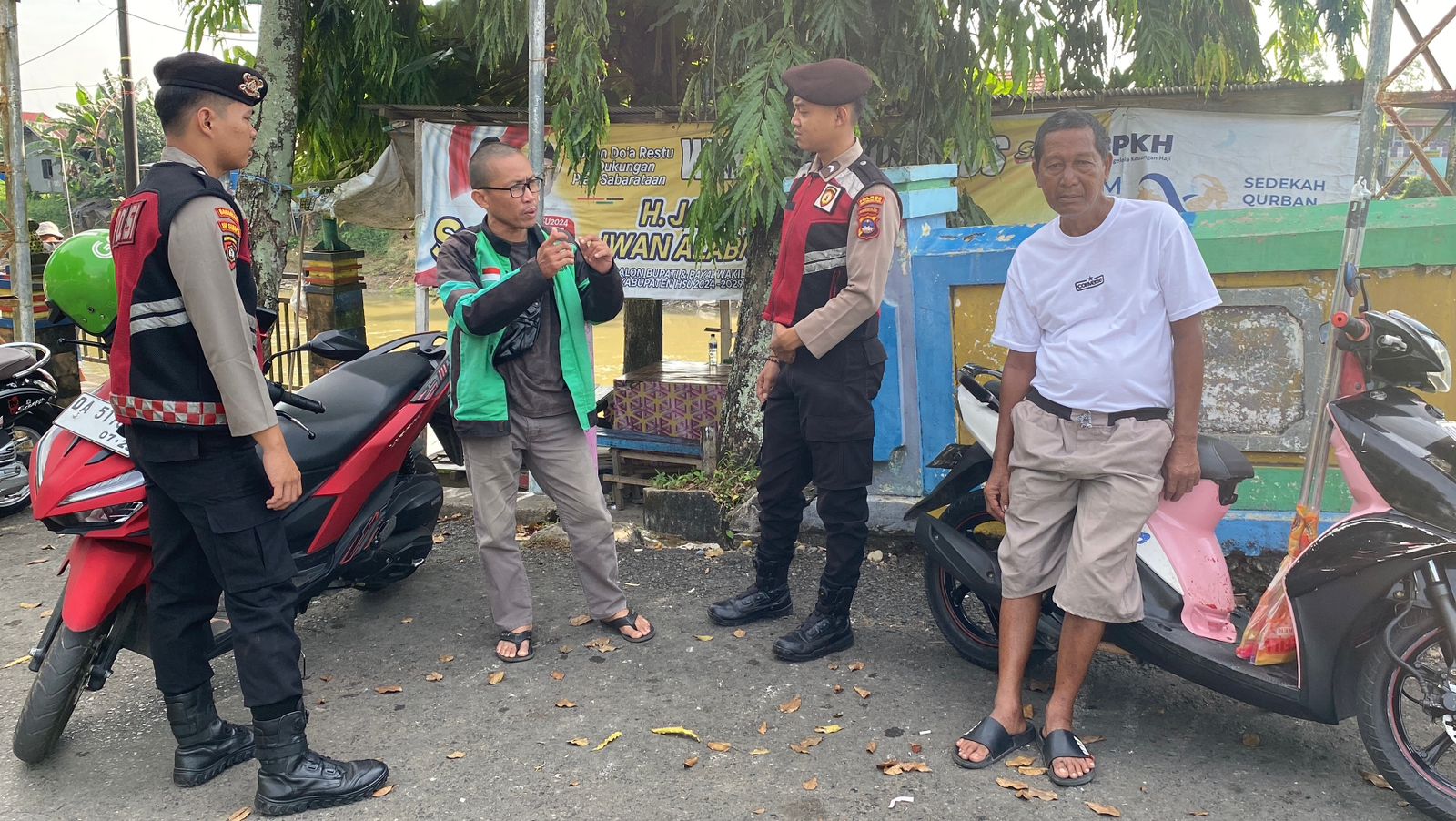 Patroli Bailang Sat Samapta Polres HSU Intensifkan Pencegahan Kejahatan Jalanan dan Ciptakan Kamtibmas Kondusif