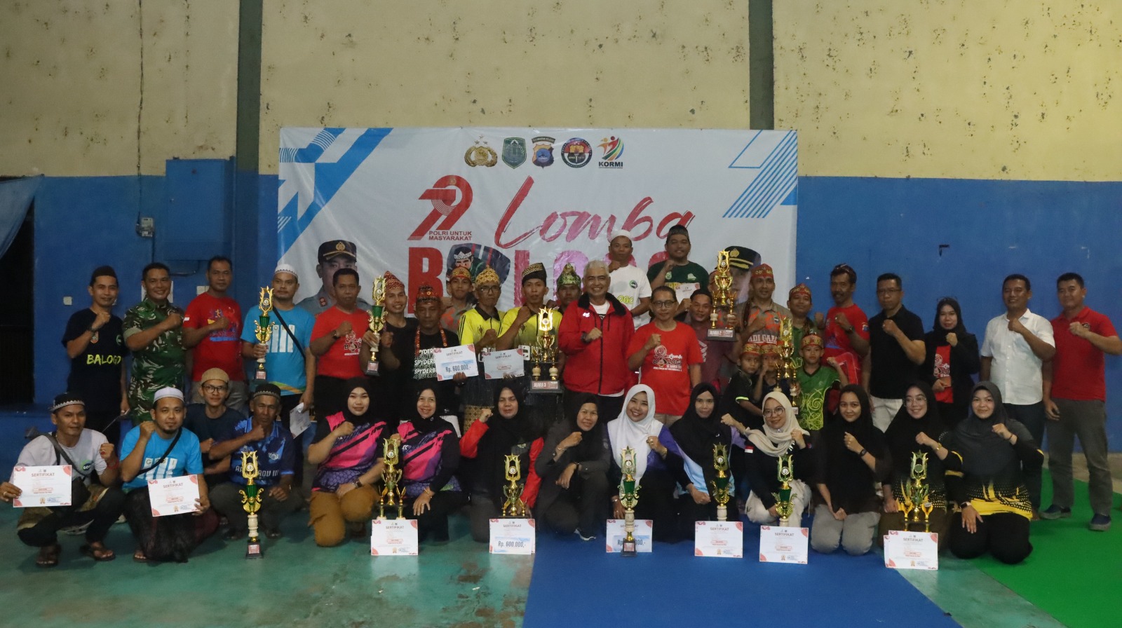 Meriahkan HUT Bhayangkara Ke-79, Polres HSU Sukses Gelar Lomba Balogo Se Banua Enam dengan Tema “Pampak Tarus Banyaki Kawan”