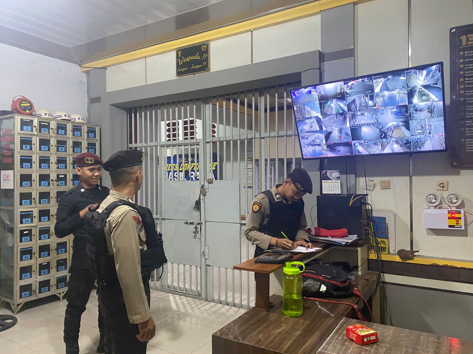 Polres HSU Tingkatkan Sinergi Pengamanan, Sat Samapta Lakukan Patroli Sambang di Lapas Kelas II B Amuntai