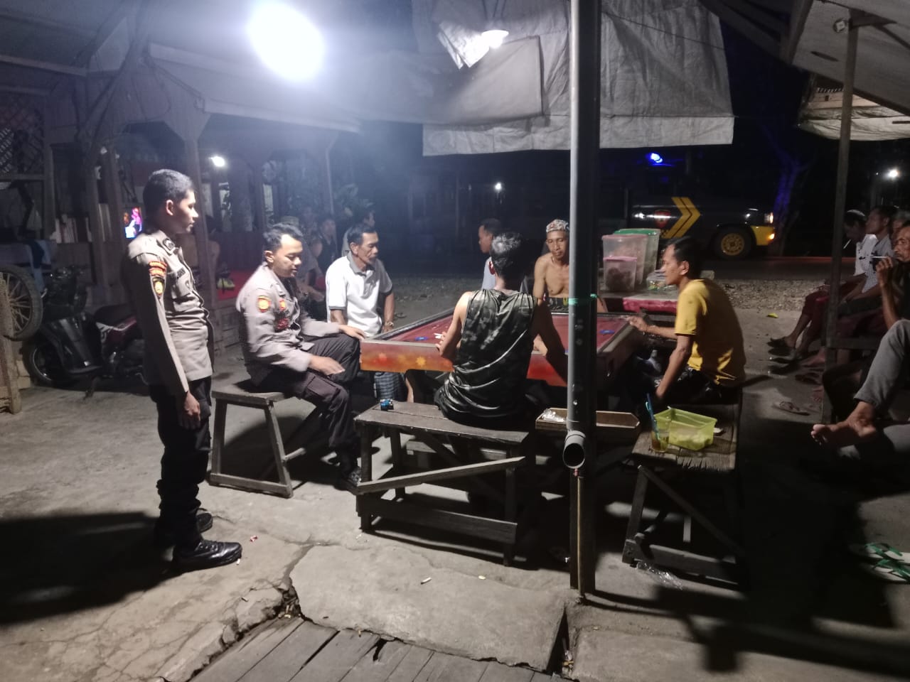 Polsek Babirik Laksanakan Patroli Dialogis dan Sambang, Wujudkan Situasi Kamtibmas yang Kondusif