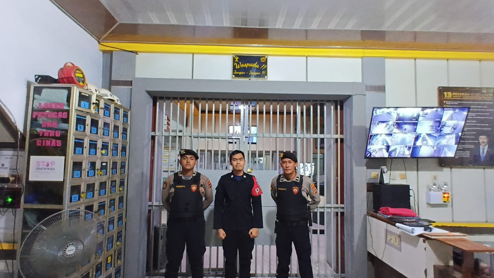 Personel Sat Samapta Polres HSU Lakukan Patroli Sambang ke Lapas Kelas II B Amuntai, Dukung Stabilitas Keamanan Pemasyarakatan
