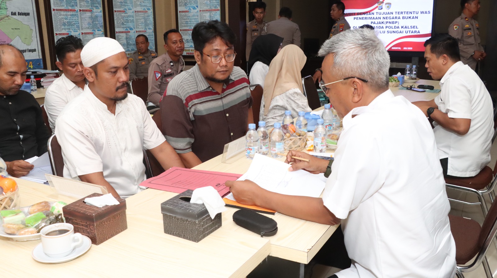 Itwasda Polda Kalsel Laksanakan Audit PNBP di Polres HSU, Dorong Transparansi dan Akuntabilitas Pelayanan Publik