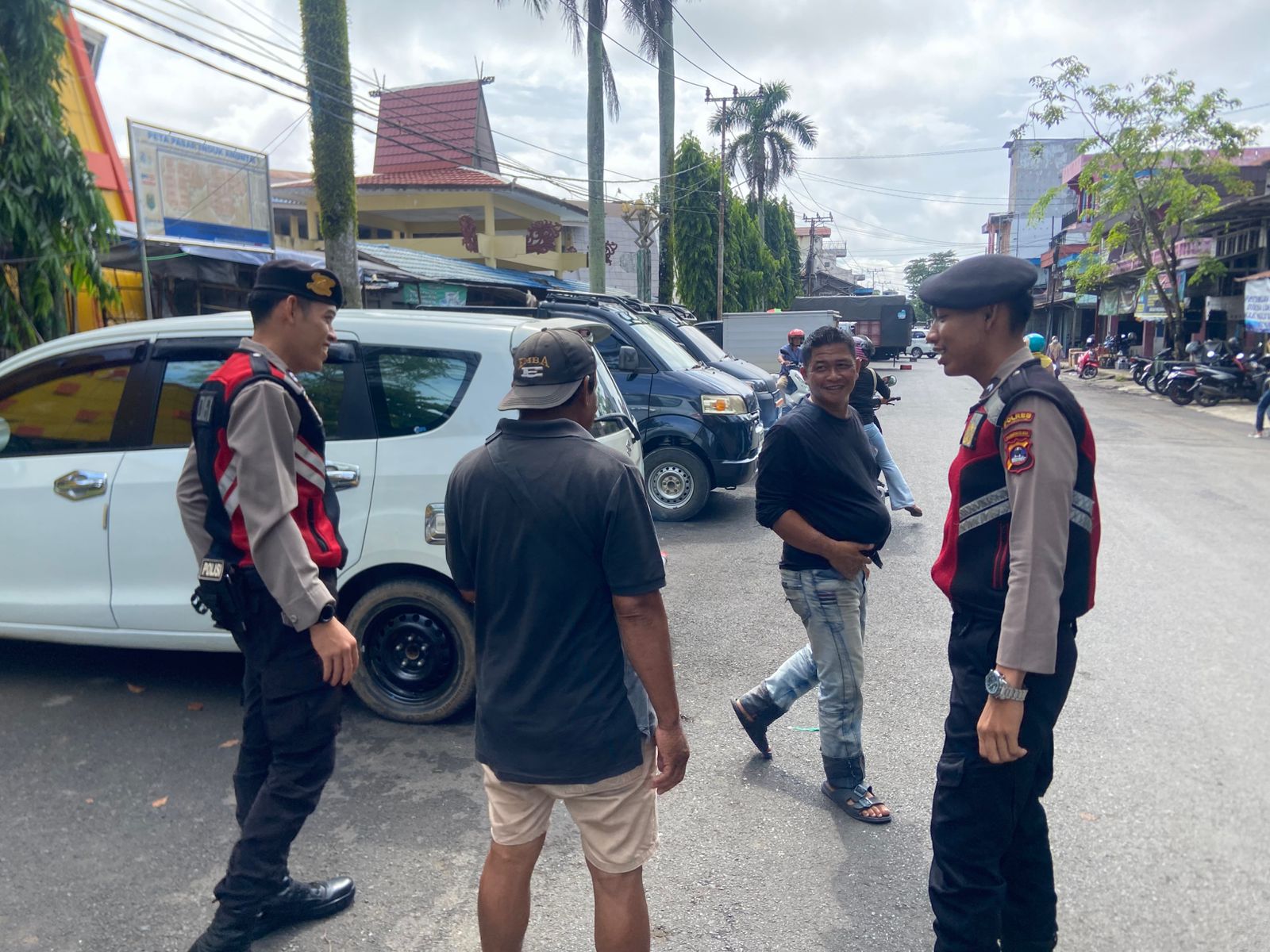 Patroli Bailang Sat Samapta Polres HSU Ciptakan Kamtibmas Aman dan Kondusif, Cegah Tawuran serta Kejahatan Jalanan