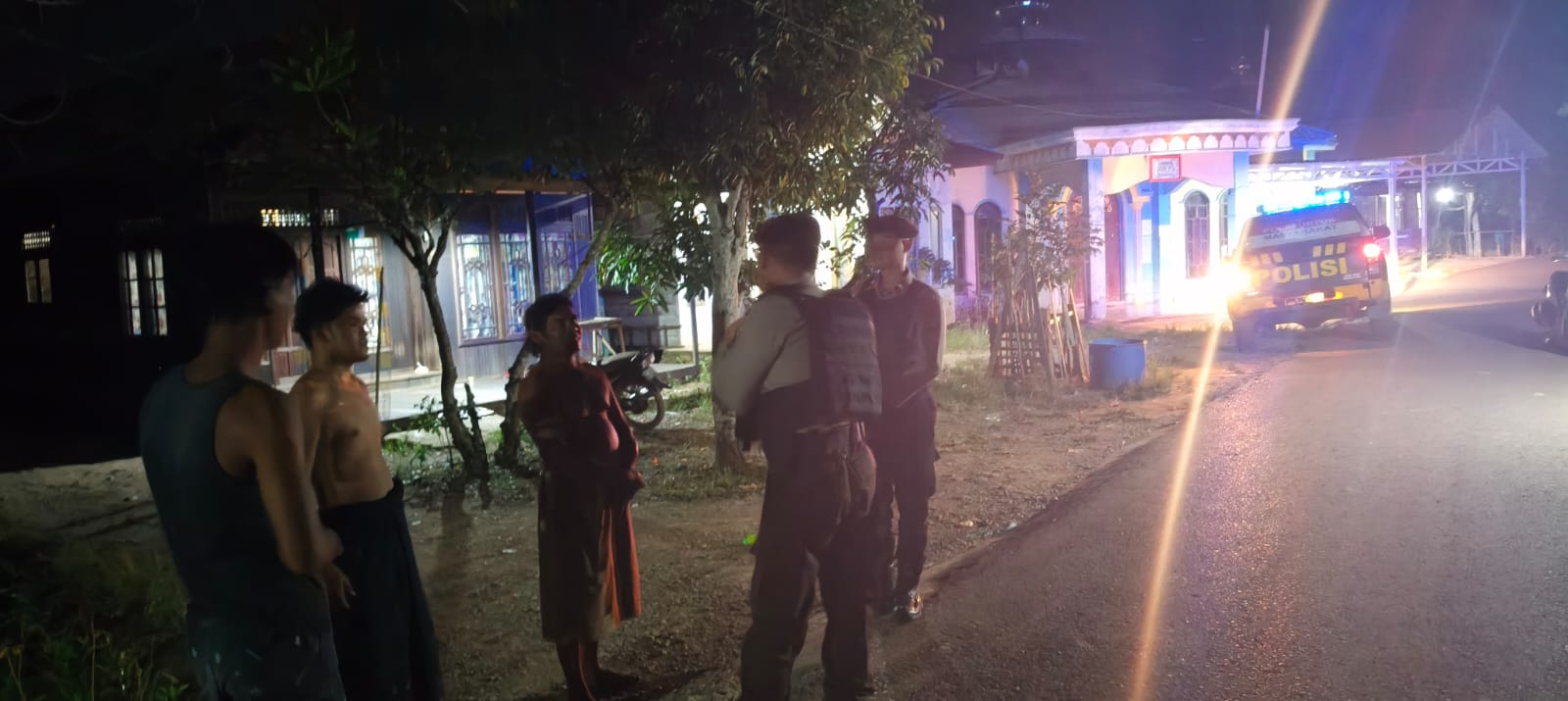 Sat Samapta Polres HSU Gencarkan Patroli Perintis Presisi, Wujudkan Lingkungan Aman dan Bebas Kejahatan di Malam Hari