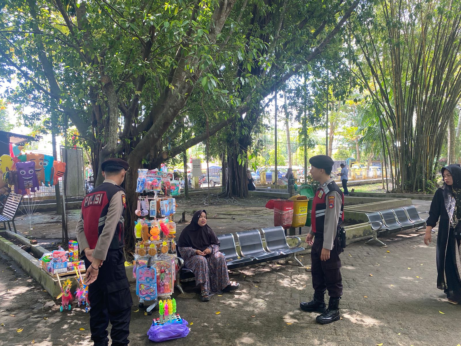 Sat Samapta Polres HSU Intensifkan Patroli di Objek Wisata, Jaga Kondusifitas Wilayah saat Libur HUT RI ke-80