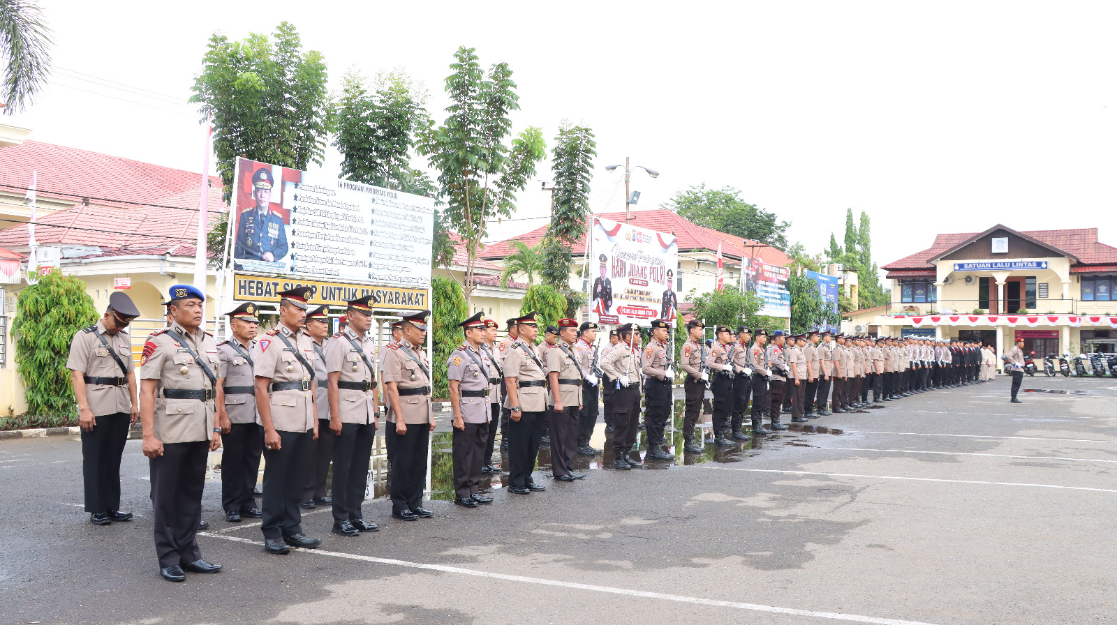 Polres HSU Gelar Upacara Hari Juang Polri Perdana, Kobarkan Semangat Juang Menuju Indonesia Maju