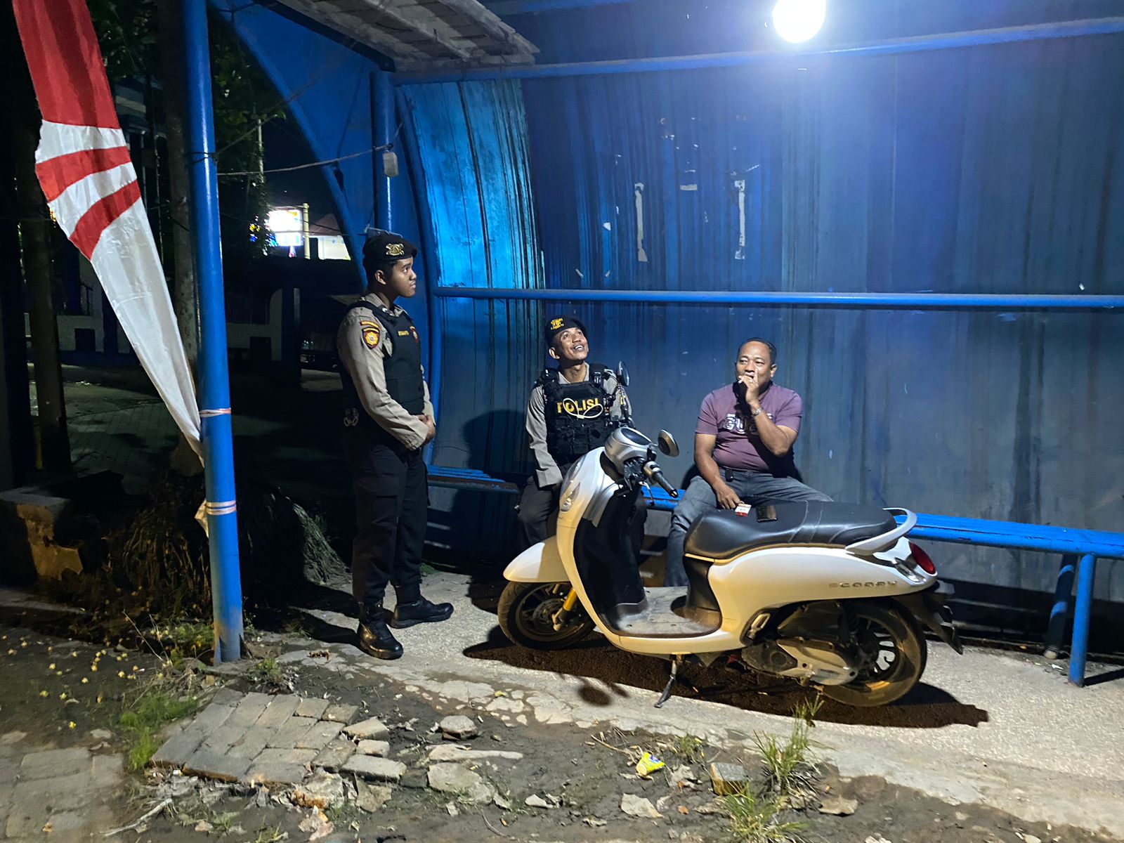 Sat Samapta Polres HSU Gelar Patroli Bailang, Antisipasi Premanisme, Tawuran, Balap Liar, dan Street Crime di Amuntai