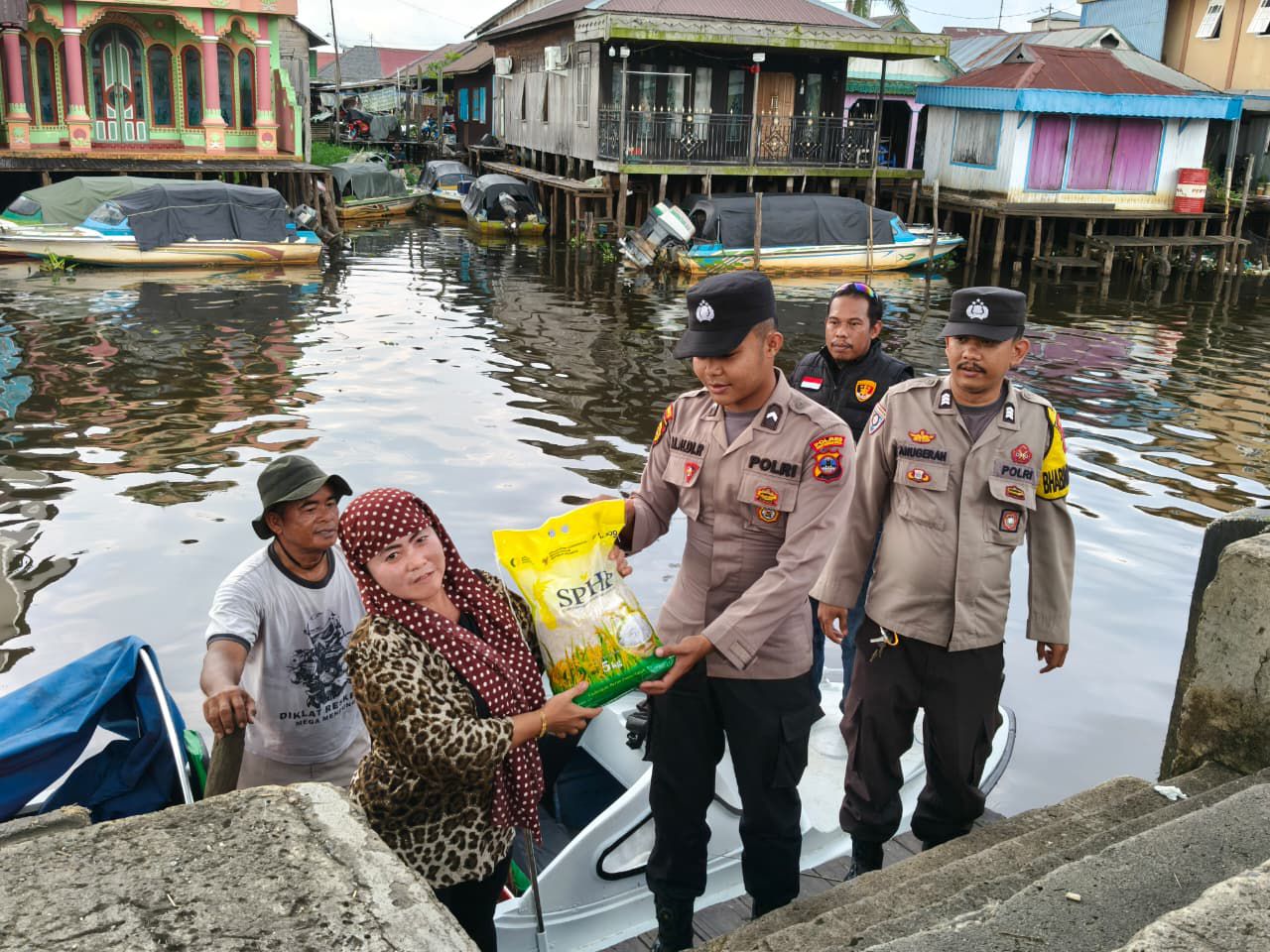 Polsek Danau Panggang Gelar Gerakan Pangan Murah Dukung Stabilitas Harga dan Ketersediaan Pangan di Hulu Sungai Utara