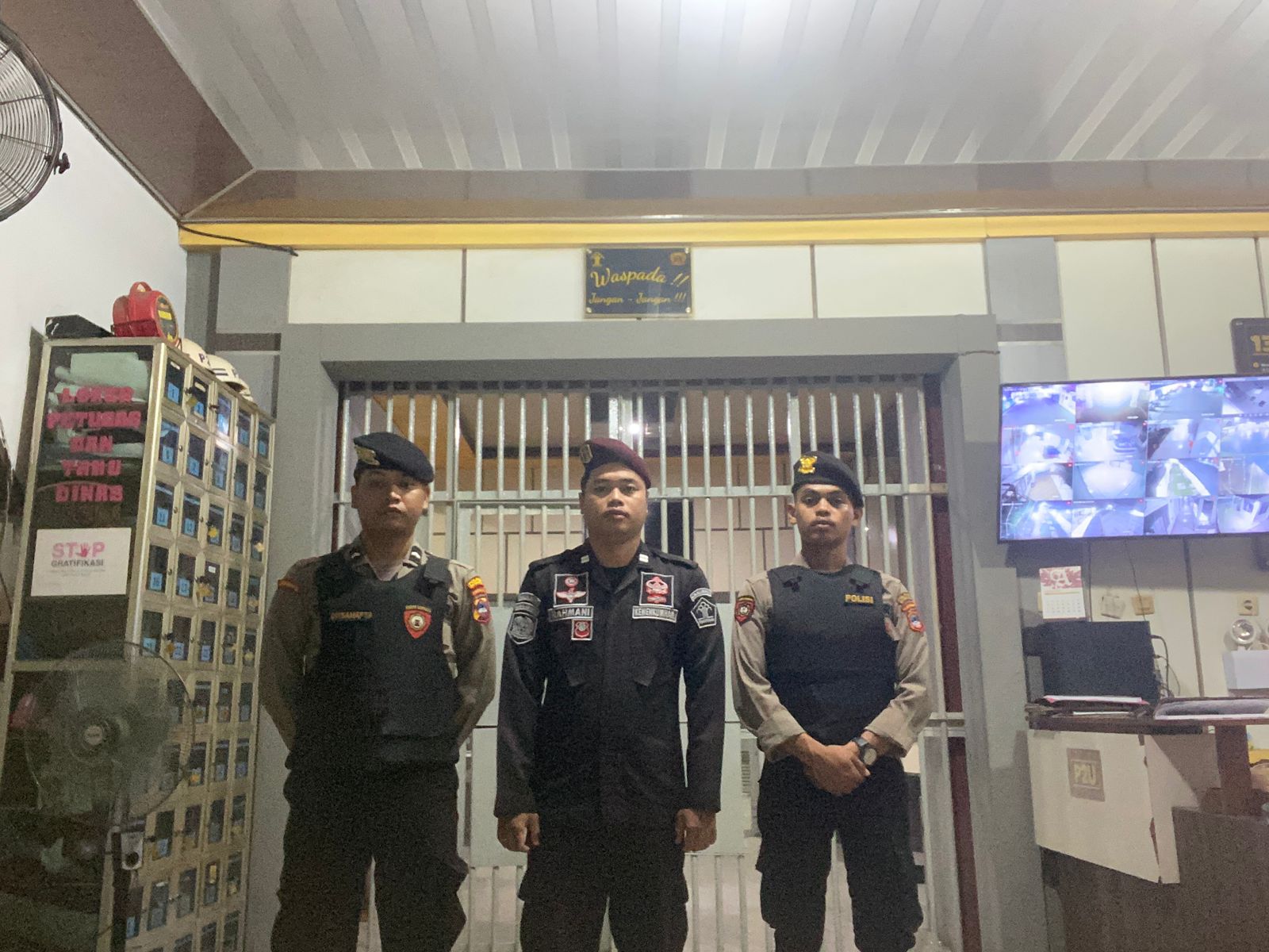 Patroli Sambang Sat Samapta Polres HSU di Lapas Kelas II B Amuntai: Sinergi Kuat Dukung Tugas Pemasyarakatan