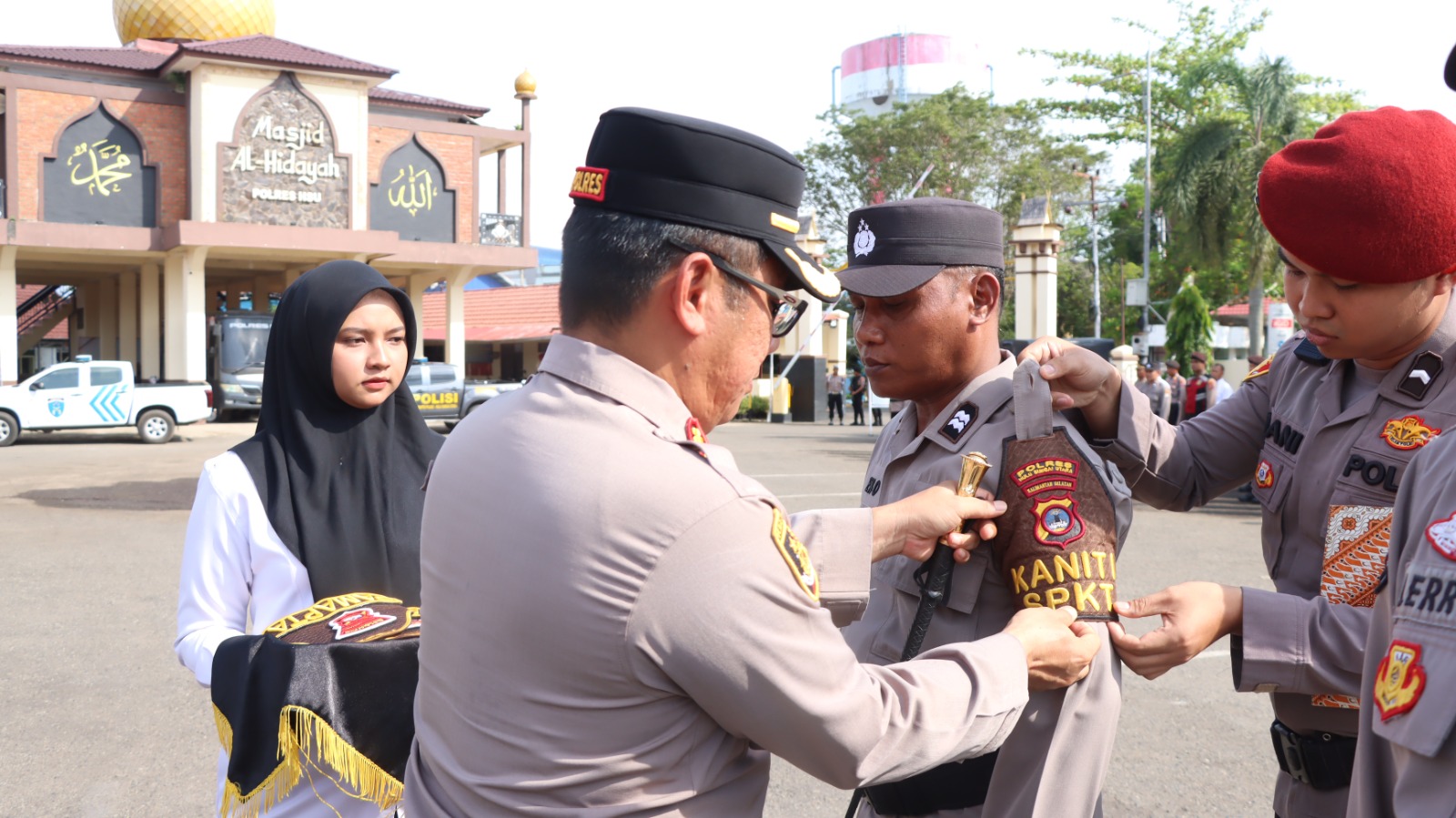 Kapolres Hulu Sungai Utara Resmikan Perubahan Nomenklatur Kanit SPKT Menjadi Pamapta