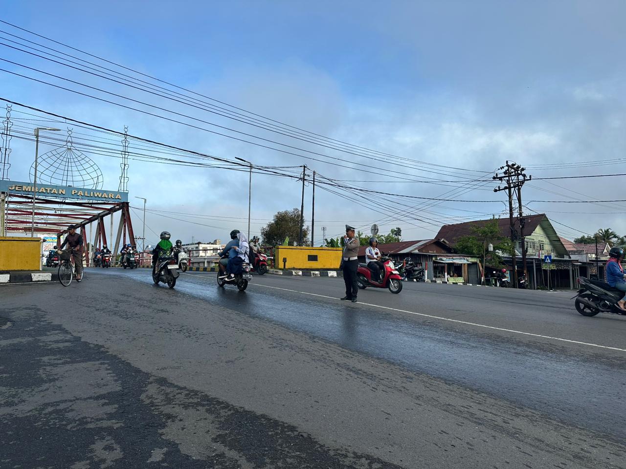 Apel Pagi Satlantas Polres HSU Perkuat Kedisiplinan dan Pengamanan Lalu Lintas di Amuntai