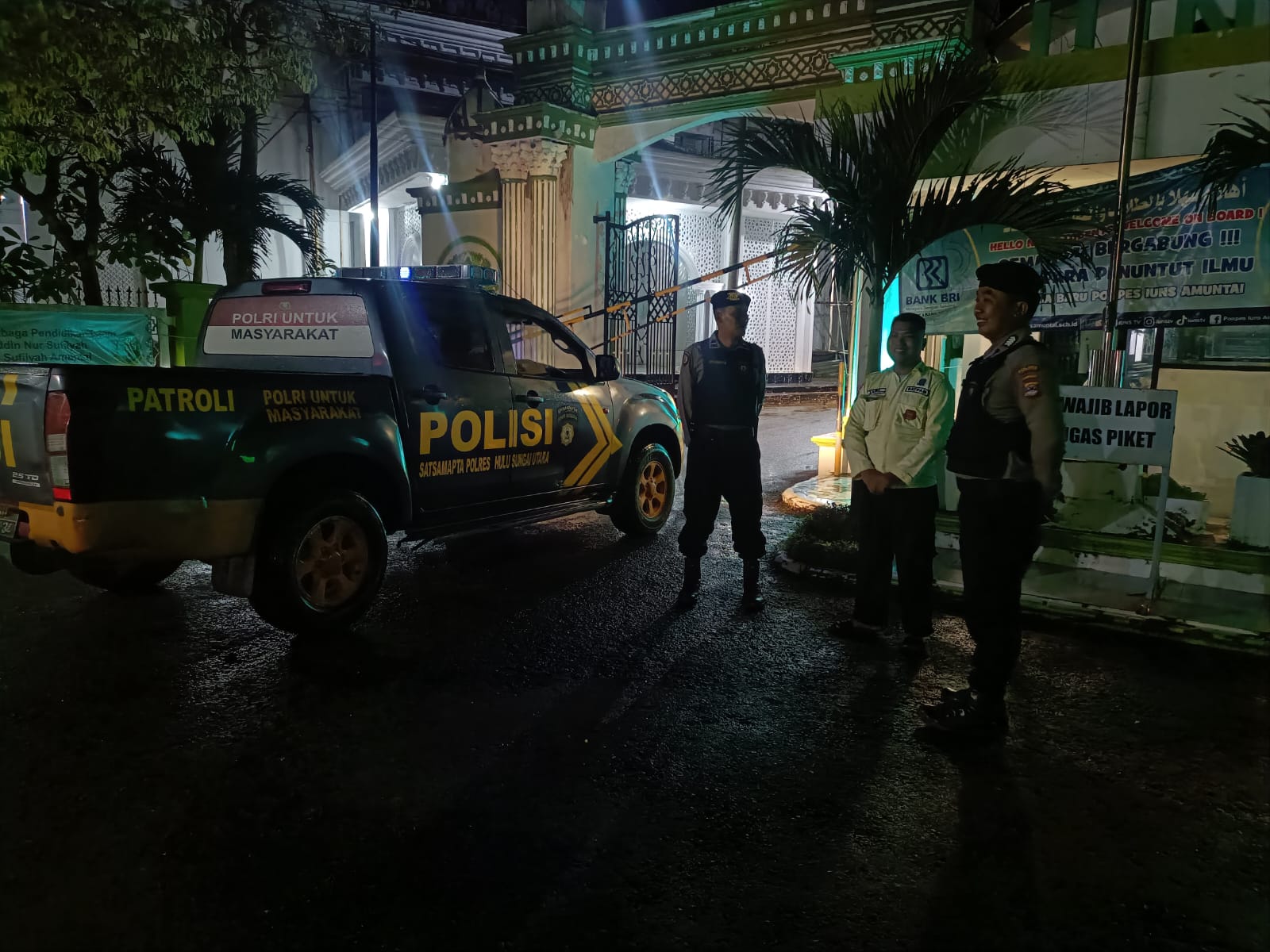 Sat Samapta Polres HSU Gelar Patroli Bailang untuk Cegah Premanisme, Tawuran, dan Balap Liar