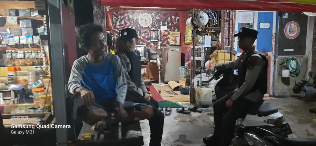 Polsek Amuntai Tengah Tingkatkan Kewaspadaan Melalui Patroli Pasar, Dialogis, dan Obyek Vital di Wilayah Antasari
