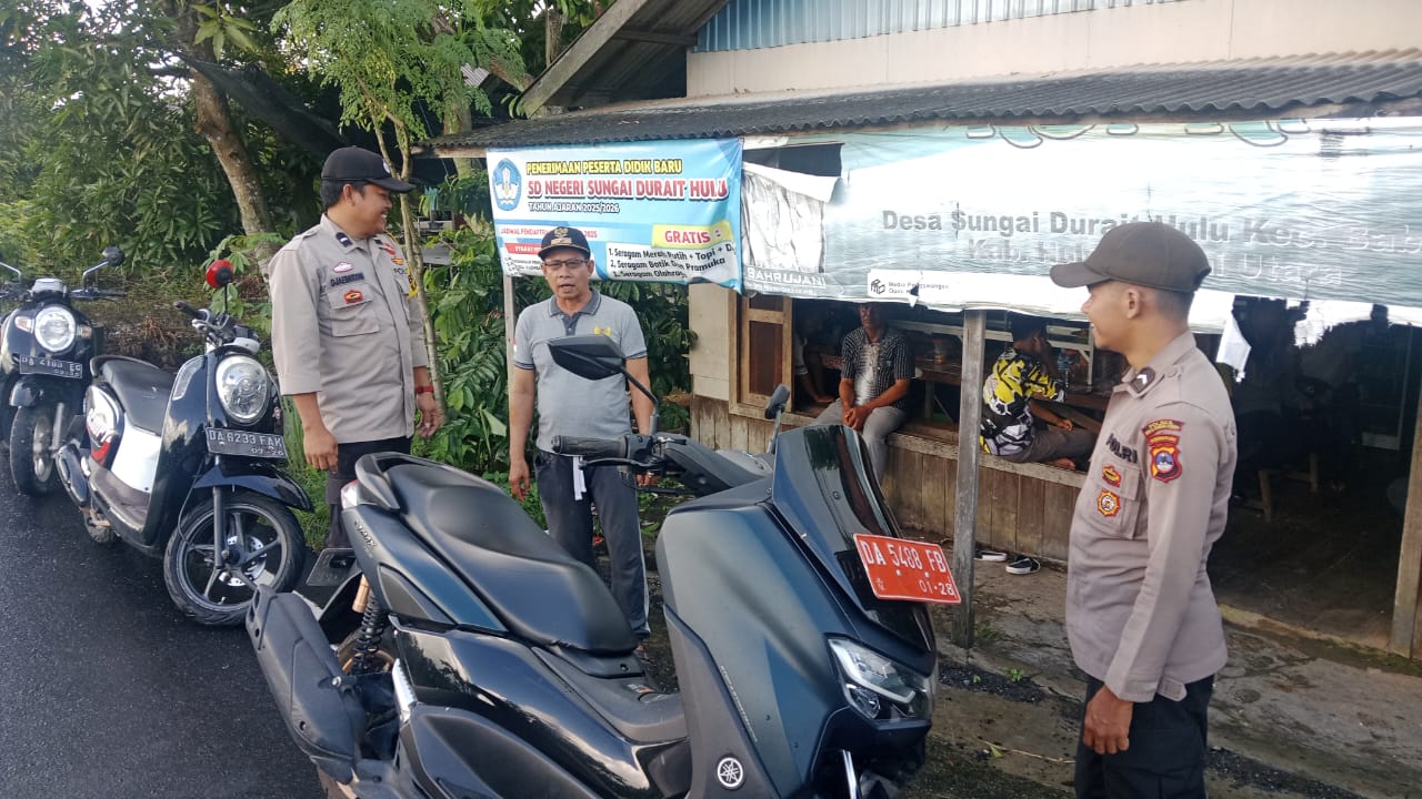 Polsek Babirik Laksanakan Patroli Dialogis dan Sambang, Wujudkan Keamanan dan Ketertiban Masyarakat di Wilayah Polres HSU
