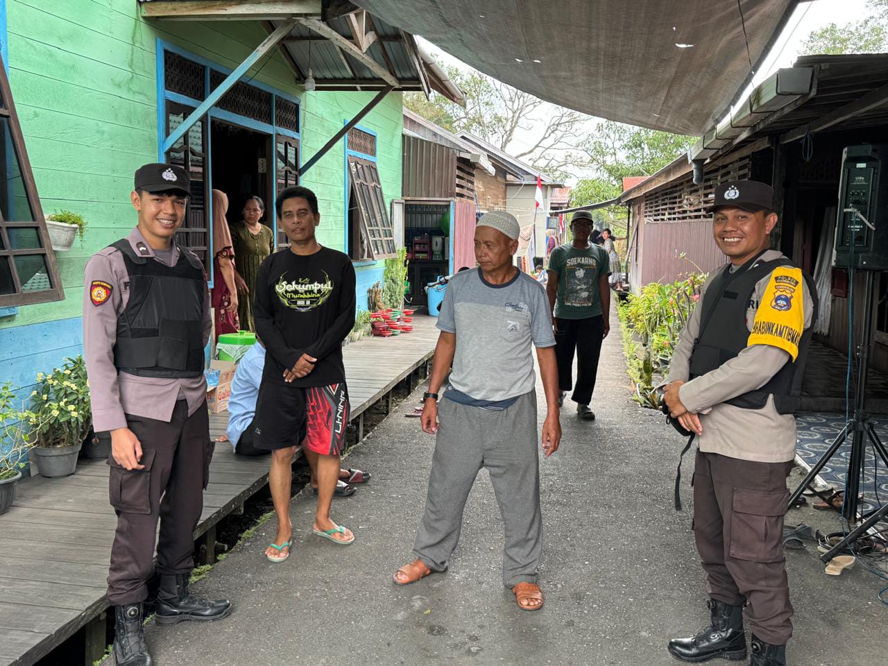 Polsek Babirik Laksanakan Patroli Dialogis dan Sambang untuk Tingkatkan Keamanan Wilayah Hukum Babirik