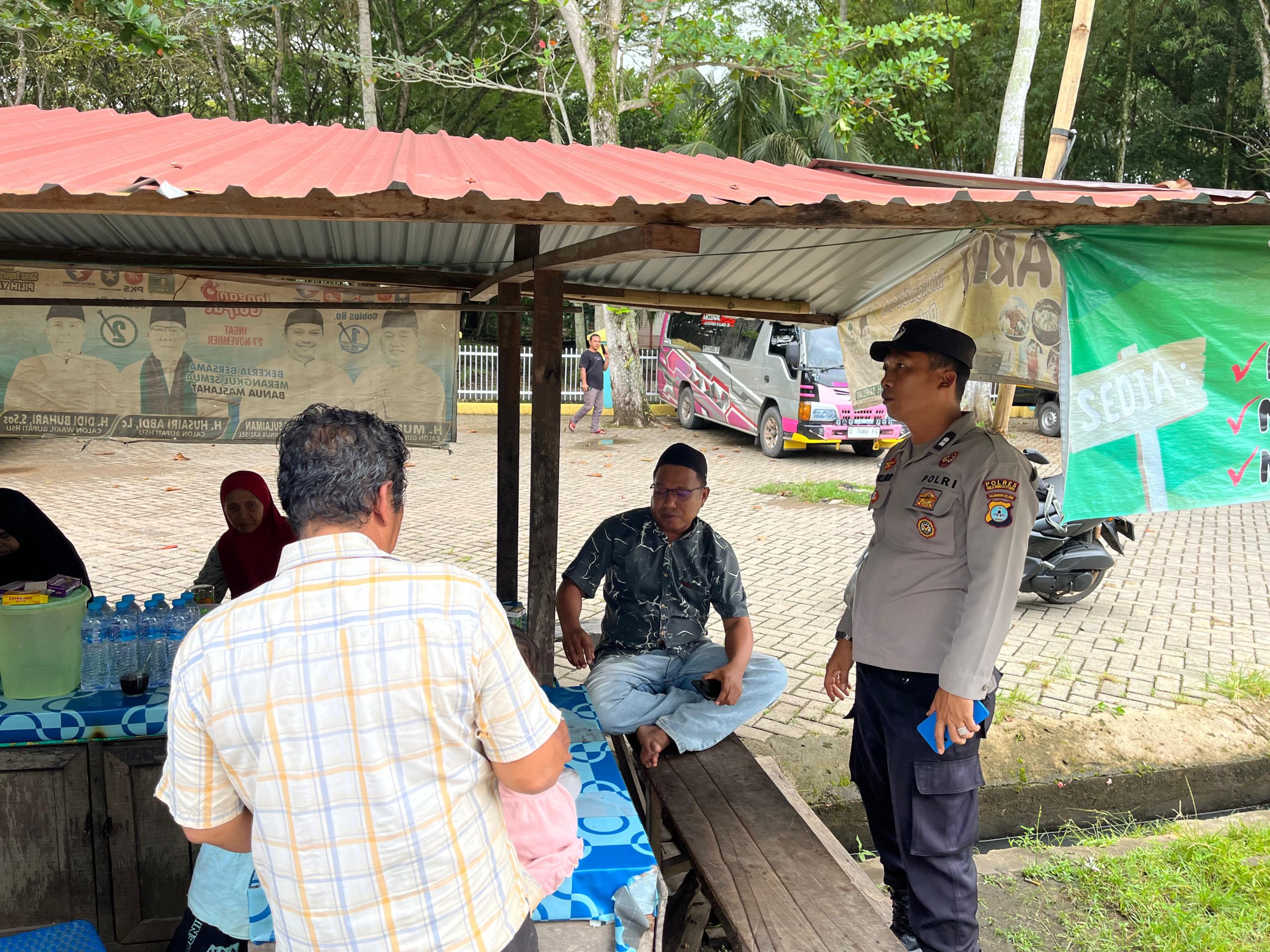 Polsek Amuntai Tengah Gencarkan Patroli dan Silaturahmi, Wujudkan Keamanan dan Ketertiban di Wilayah Hukum Polres HSU