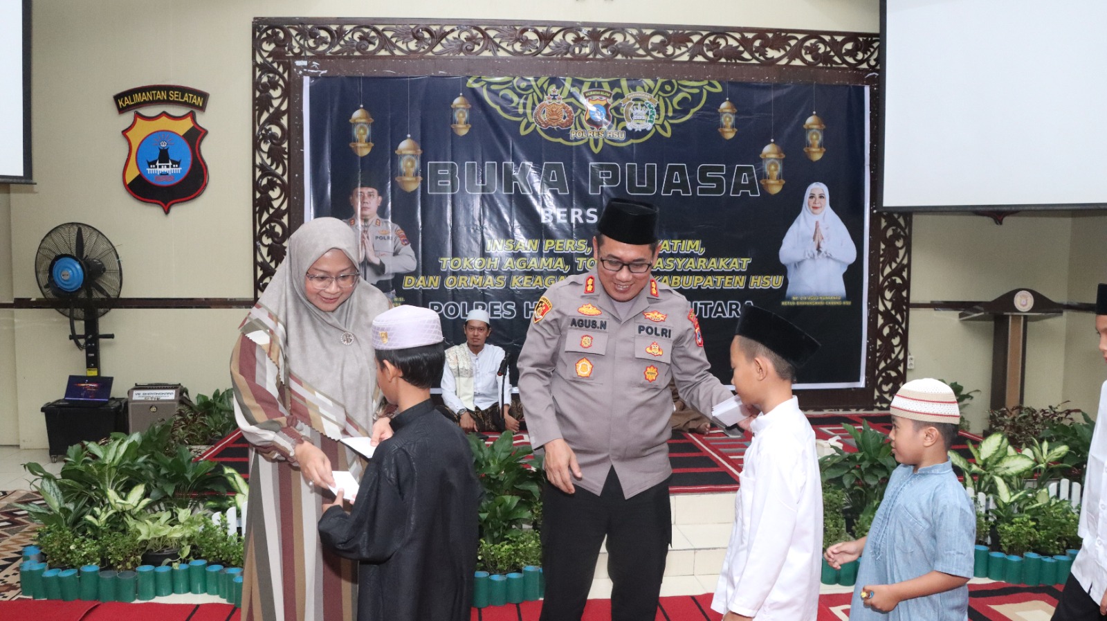 Polres HSU Gelar Silaturrahmi Dan Buka Puasa Bersama Insan Pers, Anak Yatim, Tokoh Masyarakat Dan Organisasi Kemasyarakatan