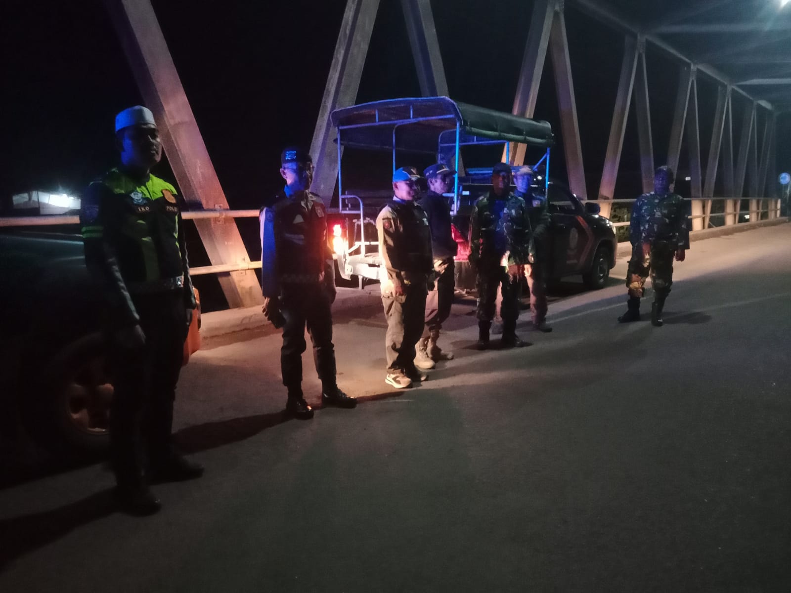 Gabungan Polri, TNI, dan Sat Pol PP Gelar Patroli Rutin Ditingkatkan di Bulan Ramadan untuk Wujudkan Sitkamtibmas Kondusif di HSU