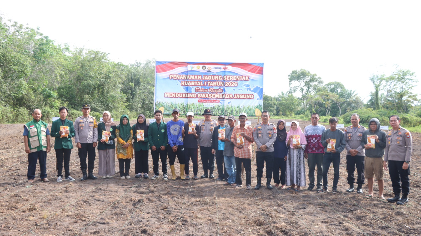 Polres HSU Ikuti Zoom Meeting Penanaman Jagung Serentak Kuartal I 2026, Dukung Ketahanan Pangan Nasional