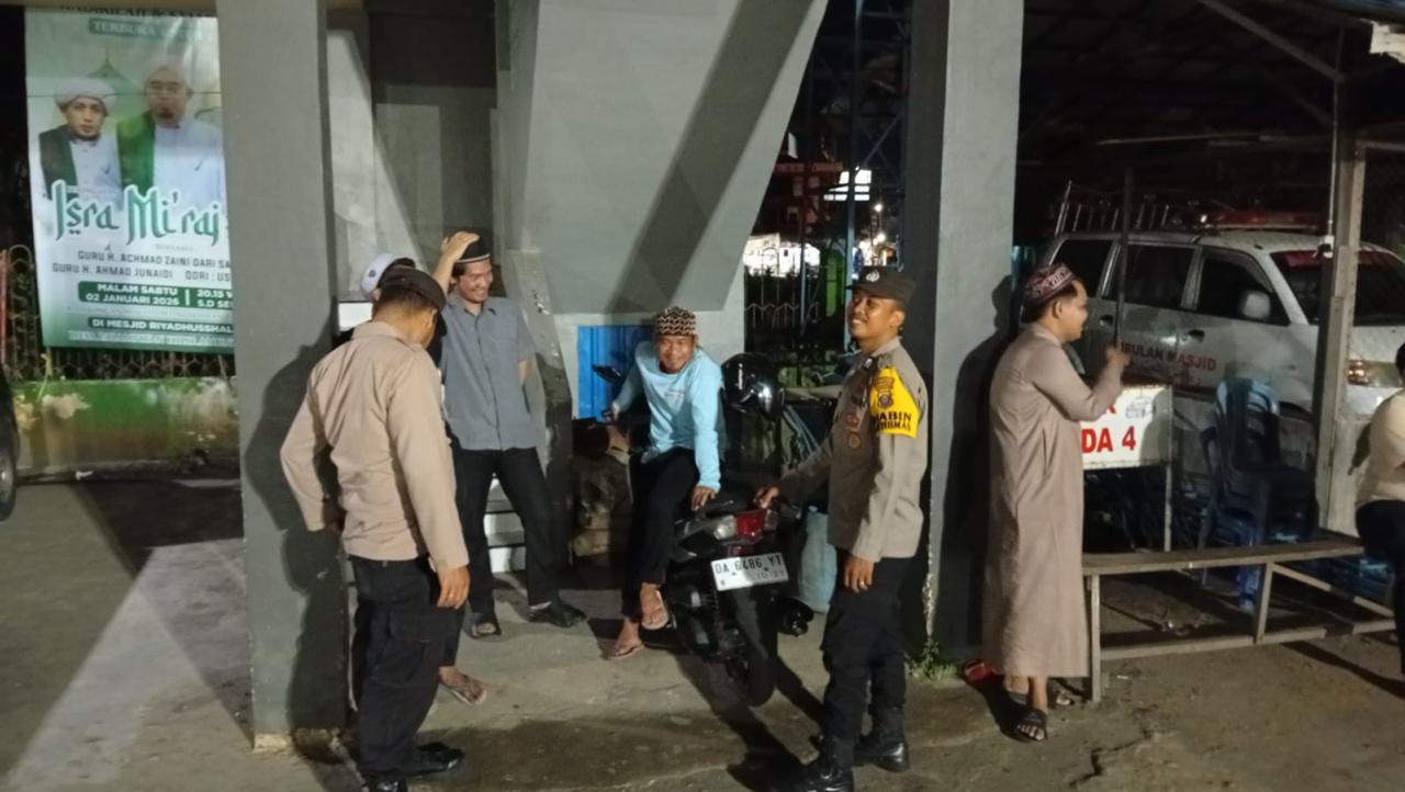 Polsek Amuntai Tengah Gelar Patroli Dialogis dan Mobile Wujudkan Kamtibmas Kondusif di Wilayah Hukum Polres HSU