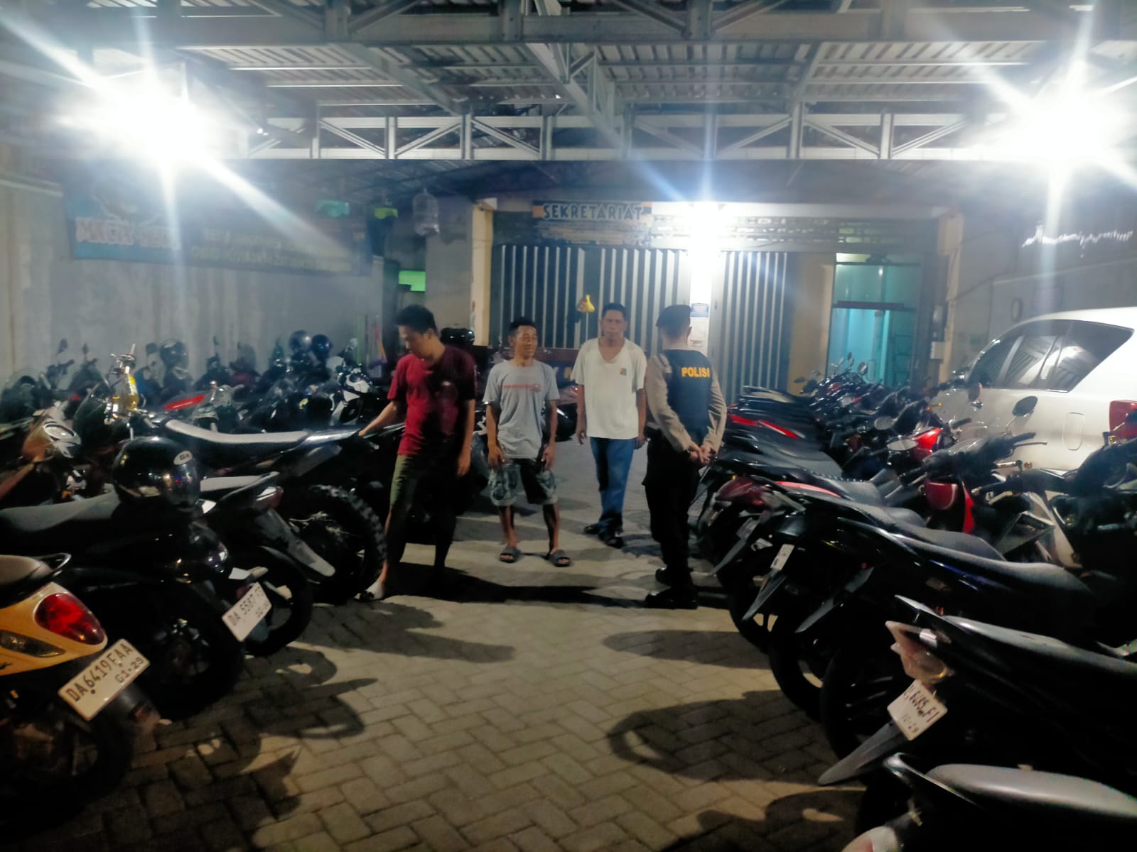 Sat Samapta Polres HSU Gelar Patroli Bailang Cegah Premanisme, Tawuran dan Kejahatan Jalanan
