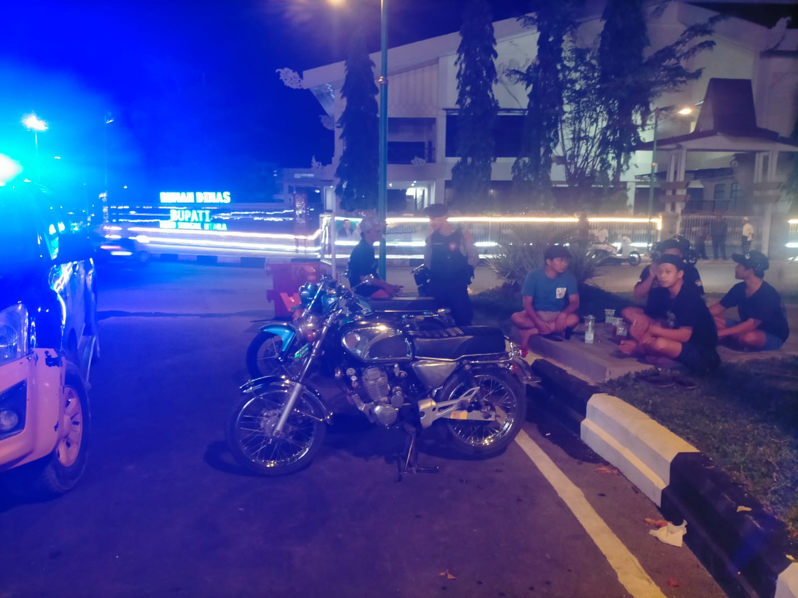 Sat Samapta Polres HSU Gelar Patroli Bailang Malam untuk Cegah Premanisme, Tawuran, Balap Liar, dan Street Crime di Wilayah Hukum