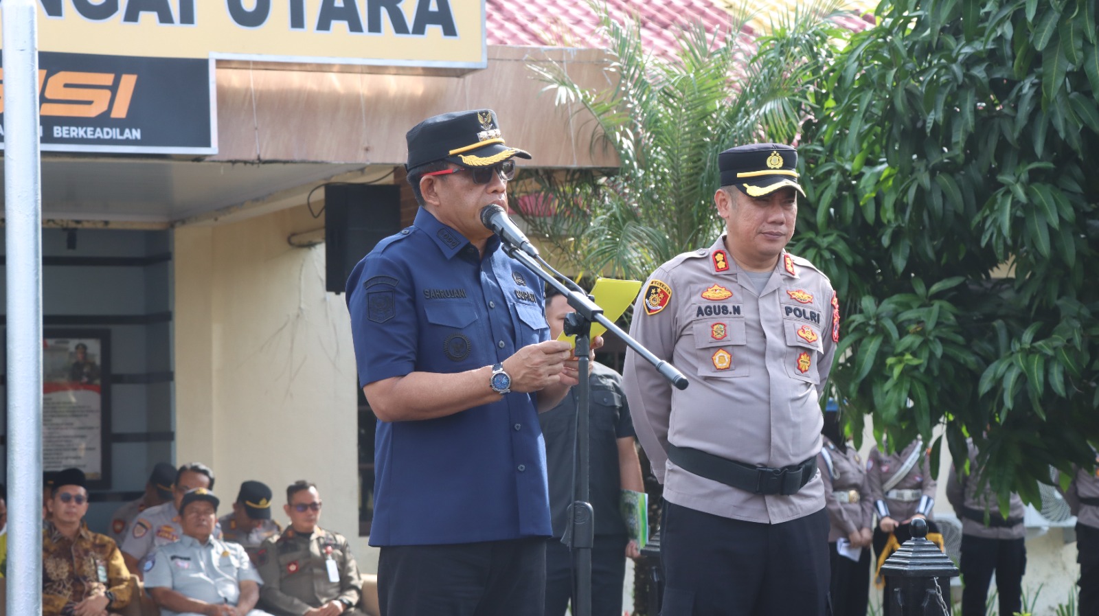 Polres HSU Gelar Apel Operasi Ketupat Intan 2026, Wujud Sinergi TNI-Polri dan Instansi Terkait Amankan Perayaan Idulfitri 1447 H