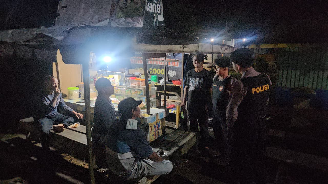 Patroli Bailang Sat Samapta Polres HSU Sasar Titik Rawan Untuk Cegah Premanisme, Tawuran dan Balap Liar