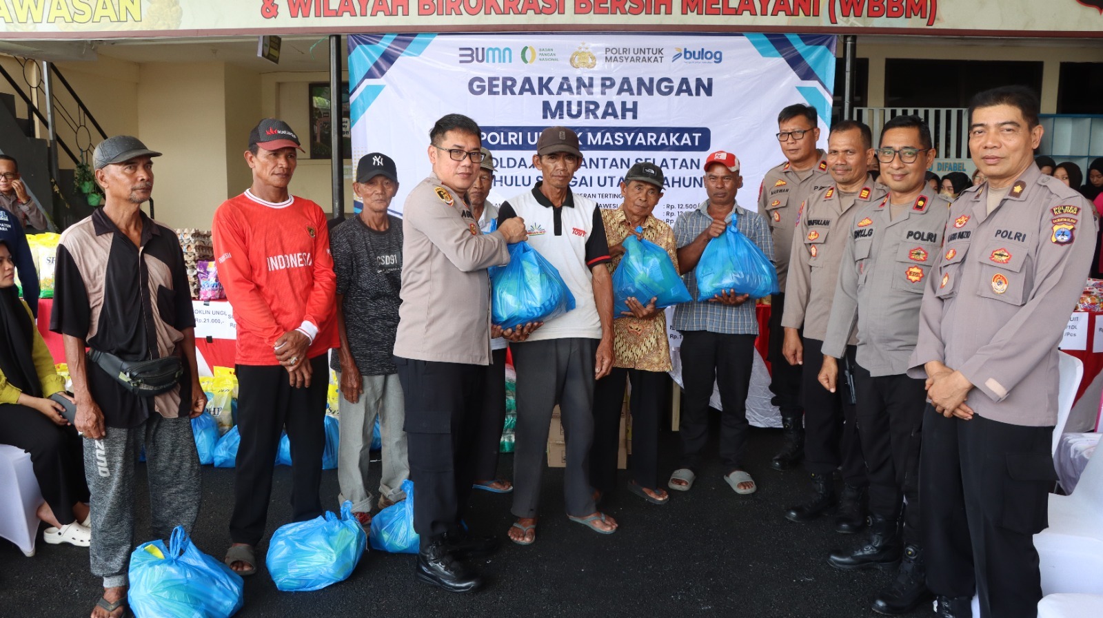 Polres HSU Gelar Pasar Murah Bersubsidi, Bantu Masyarakat Penuhi Kebutuhan Pokok