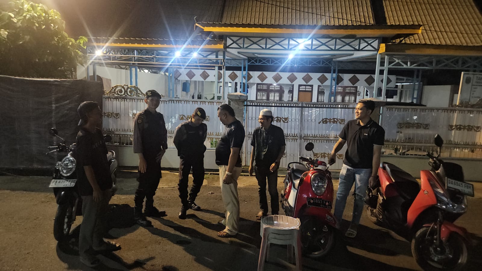 Patroli Bailang Sat Samapta Polres HSU Sisir Bypass Amuntai Cegah Premanisme, Tawuran, Balap Liar, dan Kejahatan Jalanan