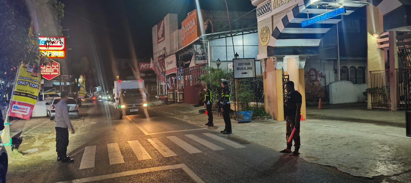 Polres HSU Gelar Pengamanan dan Pengaturan Shalat Tarawih Ramadan 1447 H di Sejumlah Masjid Besar Amuntai