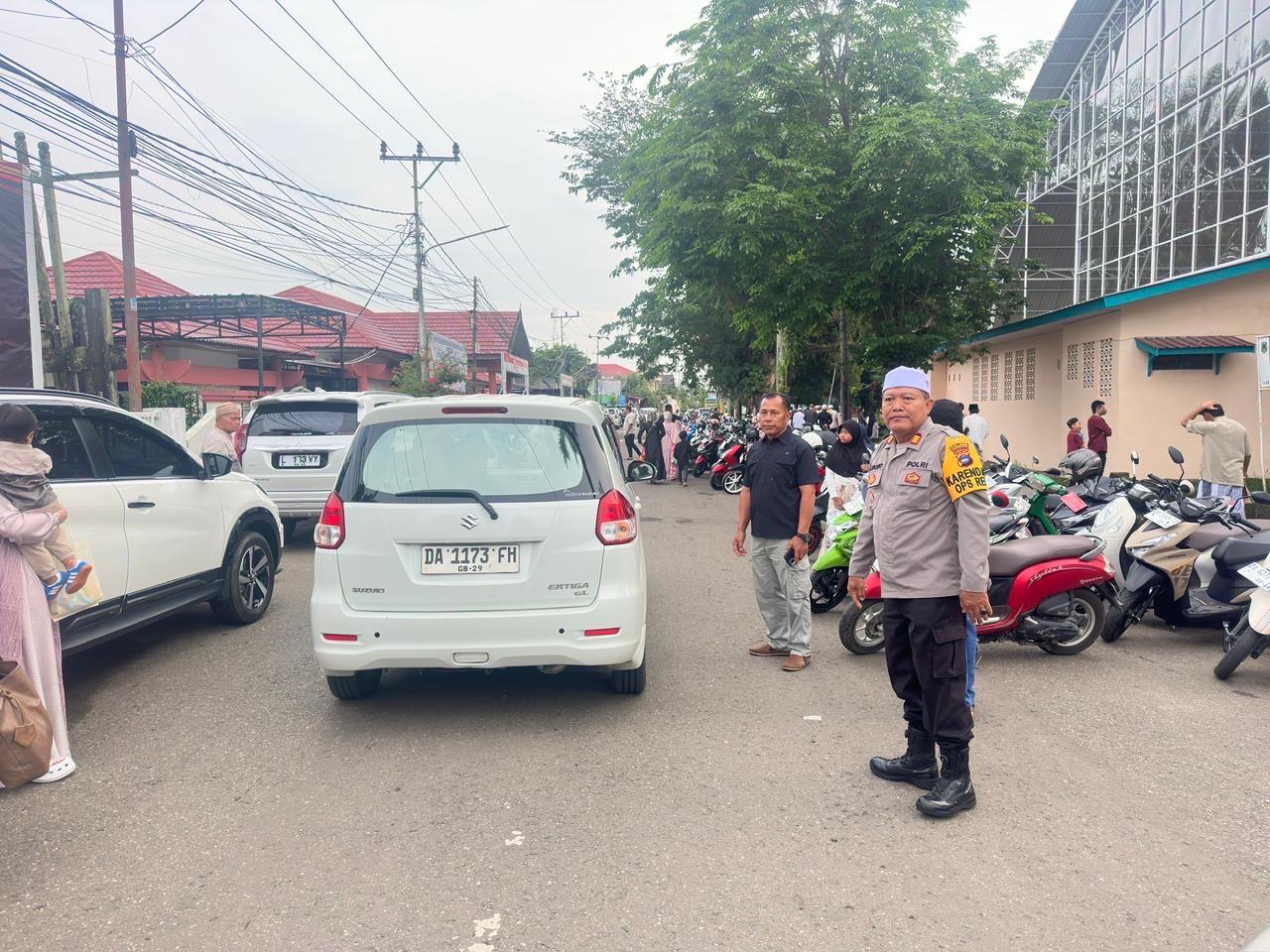 Polsek Amuntai Tengah Amankan Pelaksanaan Shalat Idul Fitri 1 Syawal 1447 H di Masjid Al Mujahidin Muara Tapus