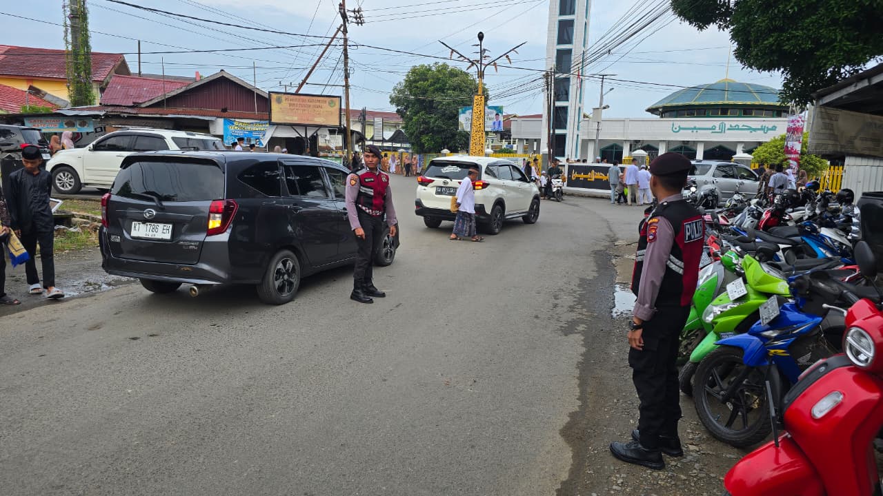 Polres HSU Amankan Shalat Idul Fitri 1447 H Warga Muhammadiyah di 12 Titik Lokasi, Dipimpin Kabag Ops