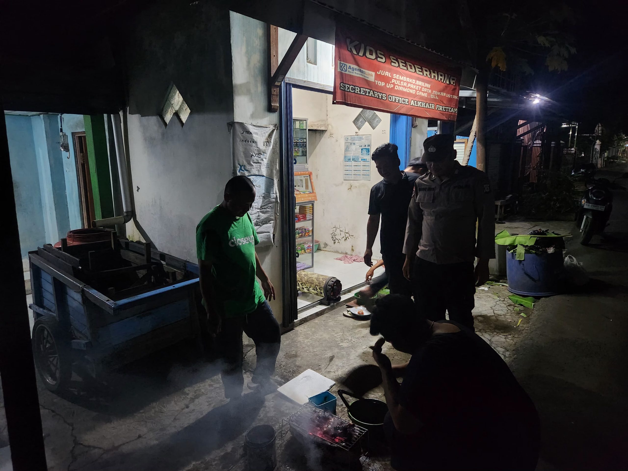 Polsek Amuntai Tengah Gelar Patroli Dialogis dan Silaturahmi untuk Wujudkan Keamanan Kondusif di Wilayah Hukum HSU