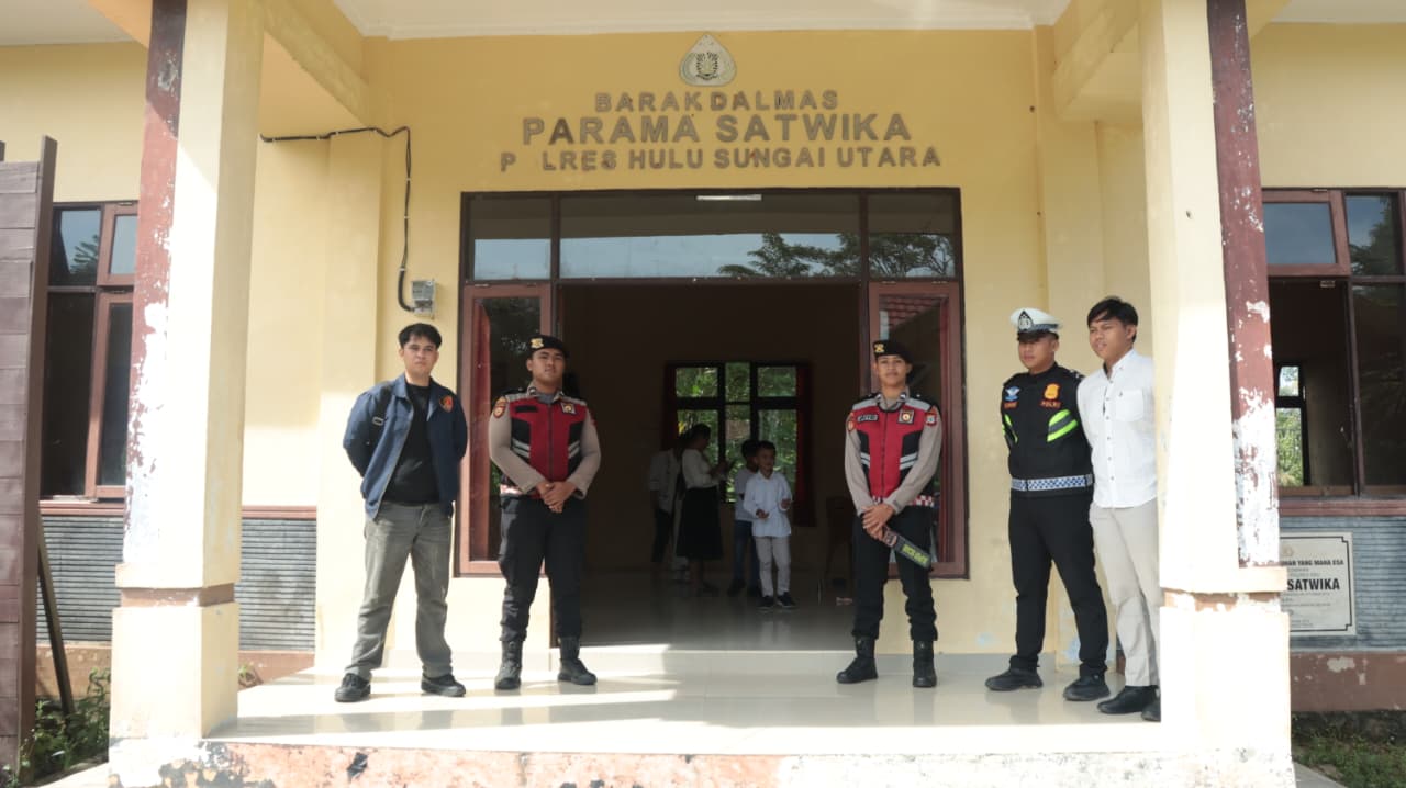 Polres HSU Laksanakan Pengamanan Ibadah Paskah Jemaat GKE Amuntai, Ciptakan Situasi Aman dan Kondusif