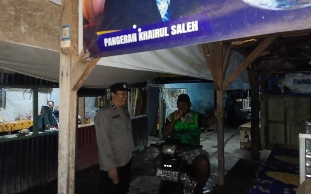 Polsek Sungai Pandan Intensifkan Patroli Malam melalui Dialogis dan Sambang di Desa Pangkalan Sari