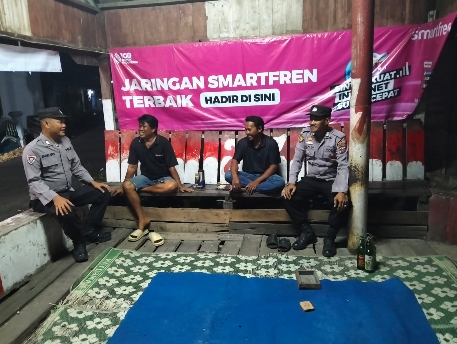 Polsek Amuntai Tengah Gelar Patroli Malam untuk Pastikan Keamanan dan Kondusifitas Wilayah